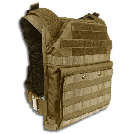 operator plate carrier in color tan
